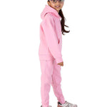 Trendy Toggs Kids Overhead Hoodie Pink Tracksuit