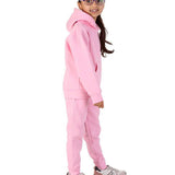 Trendy Toggs Kids Overhead Hoodie Pink Tracksuit