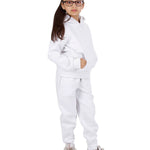 Trendy Toggs Kids Overhead Hoodie White Tracksuit