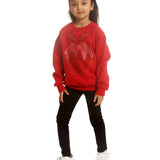 Trendy Toggs Kids Red Rhinestone Christmas Pudding Jumper