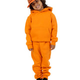 Trendy Toggs Kids Overhead Hoodie Orange Tracksuit