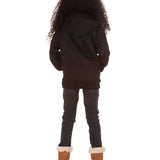 Trendy Toggs Kids Plain Black Zip Up Hoodie
