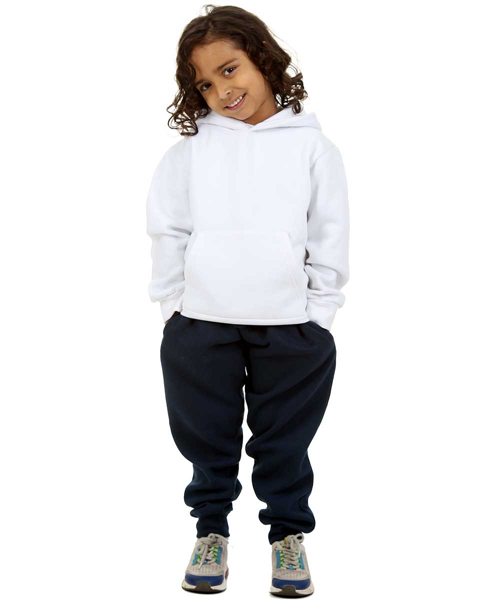 Trendy Toggs Kids Plain Overhead White Hoodie
