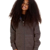 Trendy Toggs Kids Plain Charcoal Zip Up Hoodie