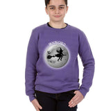 Trendy Toggs Kids Halloween Moon Child Purple Jumper