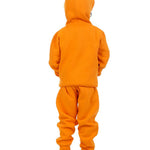 Trendy Toggs Kids Overhead Hoodie Orange Tracksuit