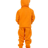 Trendy Toggs Kids Overhead Hoodie Orange Tracksuit