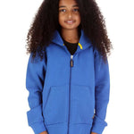 Trendy Toggs Kids Plain Royal Blue Zip Up Hoodie