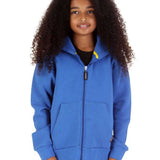 Trendy Toggs Kids Plain Royal Blue Zip Up Hoodie