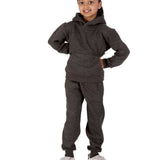 Trendy Toggs Kids Overhead Hoodie Charcoal Tracksuit