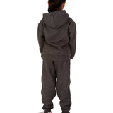 Trendy Toggs Kids Overhead Hoodie Charcoal Tracksuit