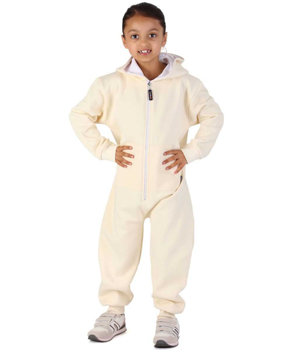 Trendy Toggs Kids Cream Zip Up Onesie
