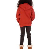 Trendy Toggs Kids Plain Rust Zip Up Hoodie