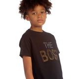 Trendy Toggs Kids The Boss Rhinestone Black T-shirt