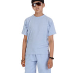 Kids Denim T-shirt and Shorts Set
