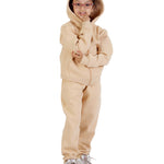 Trendy Toggs Kids Fleece Zip Up Nude Tracksuit
