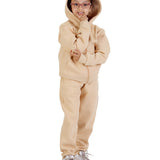 Trendy Toggs Kids Fleece Zip Up Nude Tracksuit