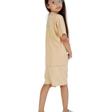 Kids Nude T-shirt and Shorts Set
