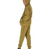 Trendy Toggs Kids Fleece Zip Up Olive Green Tracksuit