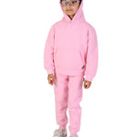 Trendy Toggs Kids Overhead Hoodie Pink Tracksuit