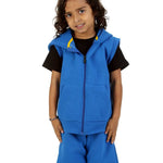 Kids Royal Blue 2-Piece Gilet and Shorts Set
