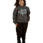 Trendy Toggs Kids Elf Squad Overhead Hoodie Charcoal