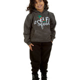 Trendy Toggs Kids Elf Squad Overhead Hoodie Charcoal