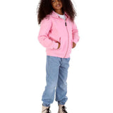 Trendy Toggs Kids Plain Pink Zip Up Hoodie