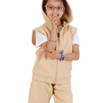 Kids Nude 2-Piece Gilet and Shorts Set