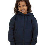 Trendy Toggs Kids Plain Navy Blue Zip Up Hoodie