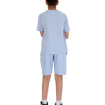 Kids Denim T-shirt and Shorts Set