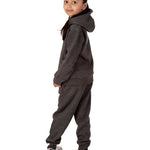 Trendy Toggs Kids Overhead Hoodie Charcoal Tracksuit