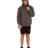 Trendy Toggs Kids Plain Charcoal Zip Up Hoodie