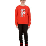 Trendy Toggs Kids Christmas HO HO HO Jumper Red