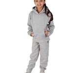 Trendy Toggs Kids Overhead Hoodie Oxford Grey Tracksuit