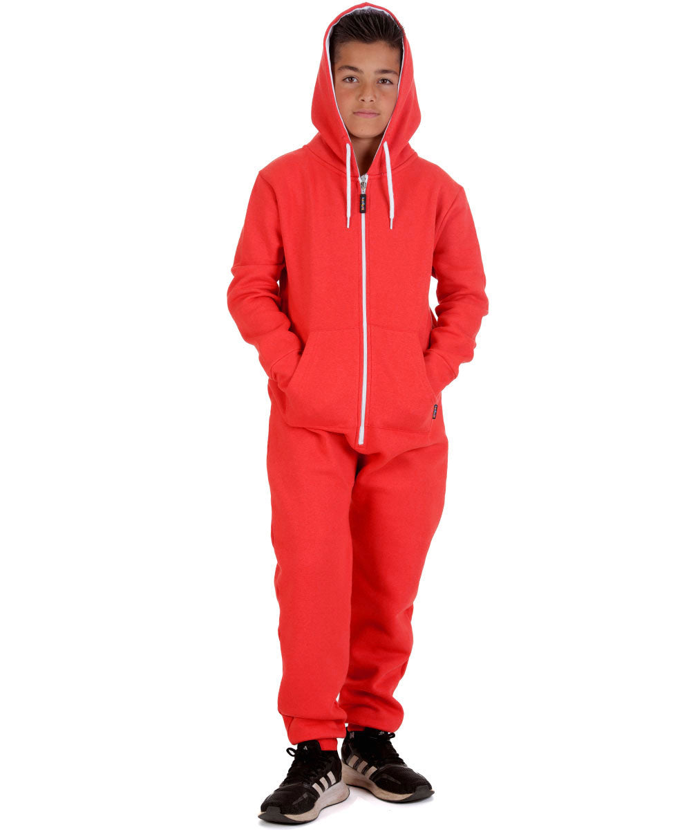 Trendy Toggs Kids Red Zip Up Onesie