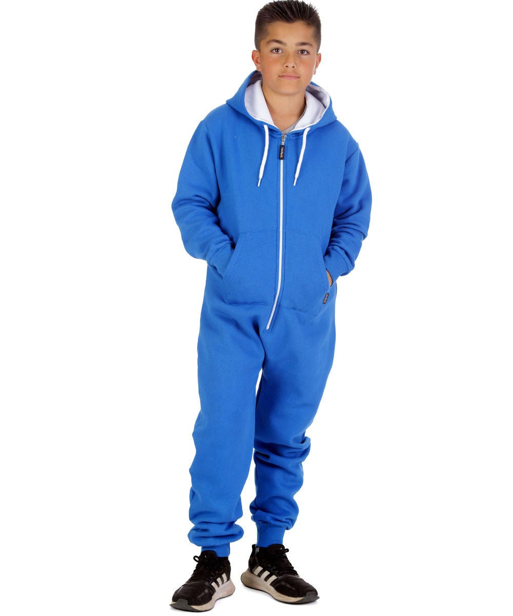 Trendy Toggs Kids Royal Blue Zip Up Onesie