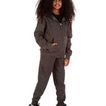 Trendy Toggs Kids Zip Up Charcoal Tracksuit