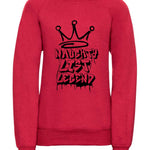 Trendy Toggs Kids Naughty List Legend Christmas Jumper Red