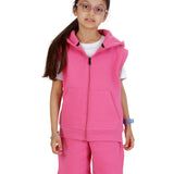 Kids Cerise 2-Piece Gilet and Shorts Set