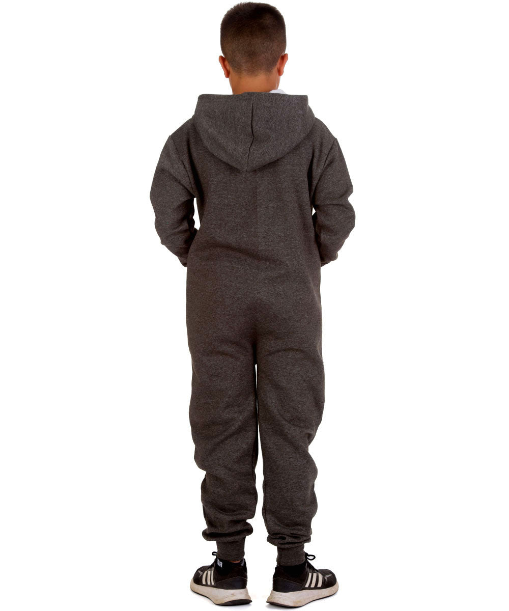 Trendy Toggs Kids Charcoal Zip Up Onesie