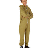 Trendy Toggs Kids Olive Green Zip Up Onesie