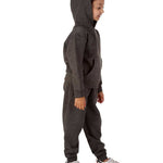 Trendy Toggs Kids Overhead Hoodie Charcoal Tracksuit