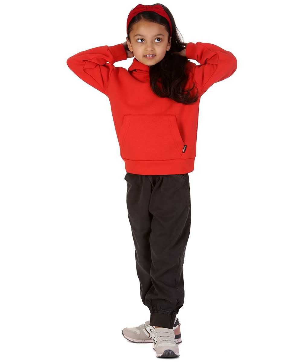 Trendy Toggs Kids Plain Overhead Red Hoodie