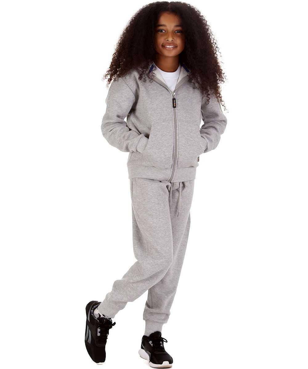 Trendy Toggs Kids Zip Up Oxford Grey Tracksuit