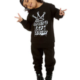 Trendy Toggs Kids Naughty List Legend Christmas Jumper Black