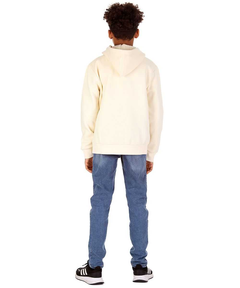 Trendy Toggs Kids Plain Cream Zip Up Hoodie