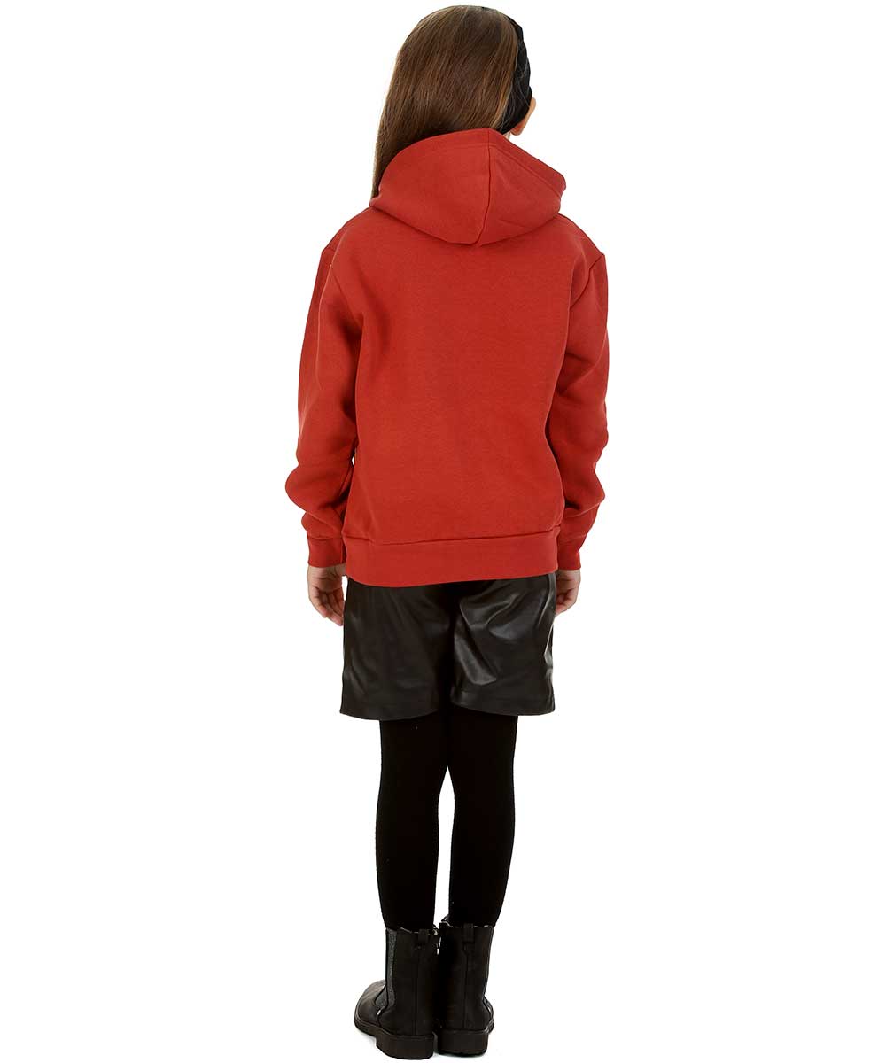 Trendy Toggs Kids Elf Christmas Overhead Hoodie Rust