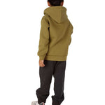 Trendy Toggs Kids Plain Overhead Olive Green Hoodie