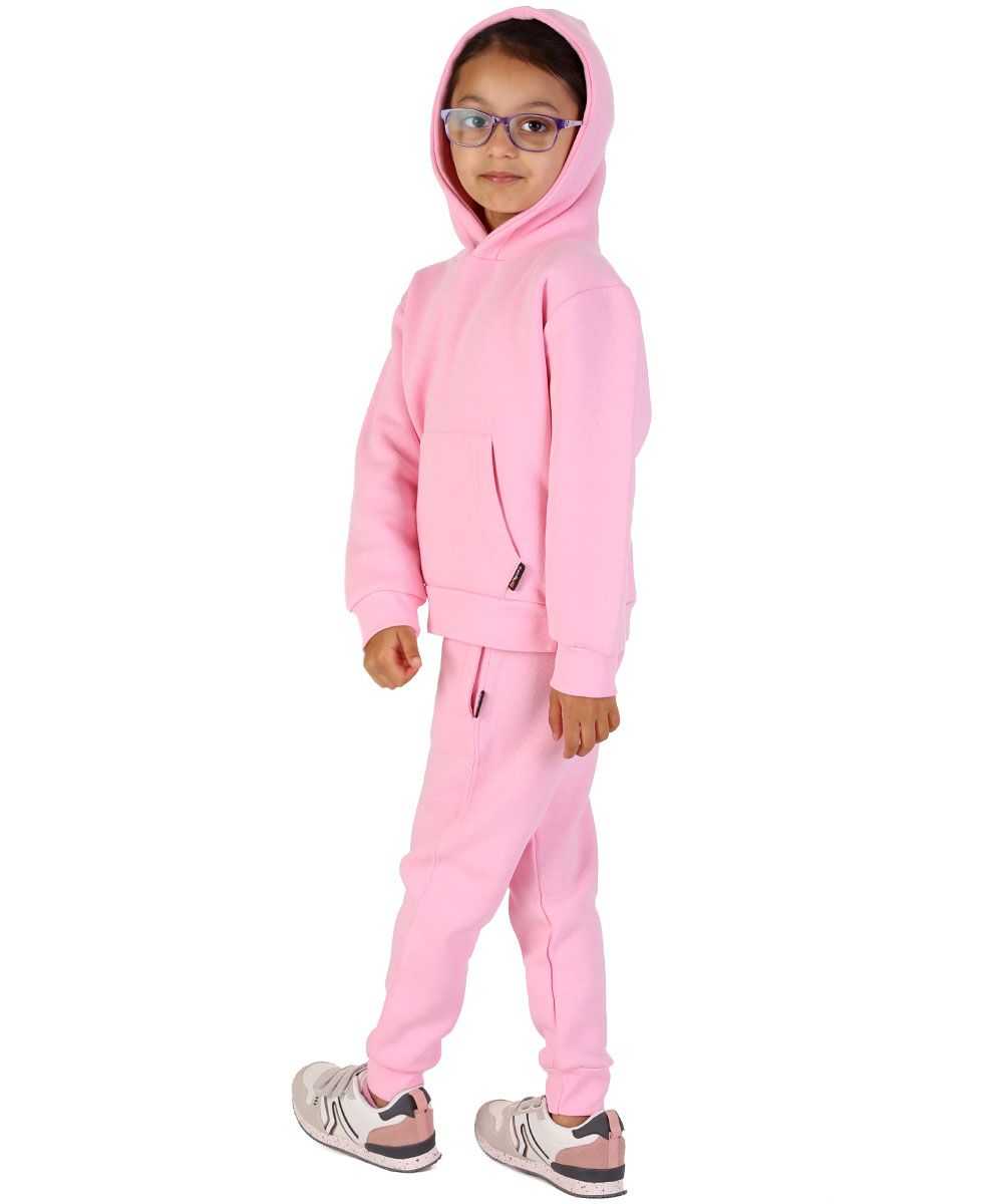 Trendy Toggs Kids Overhead Hoodie Pink Tracksuit